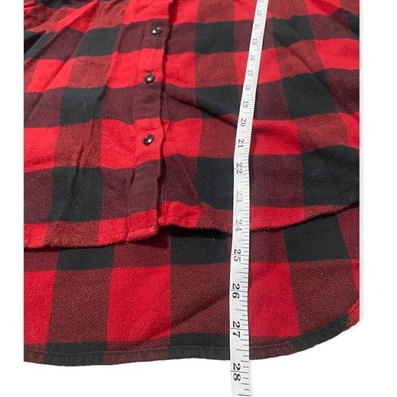 Madewell Flannel Oversized Ex-Boyfriend Shirt in Buffalo Check - Picture 6 of 9